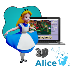 Alice 3d - КИБЕРшкола программирования для детей, компьютерные курсы для школьников, начинающих и подростков - KIBERone г. Ревда