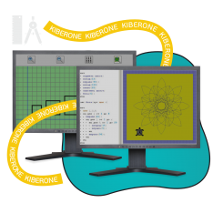 Исполнители чертежник и черепашка - КИБЕРшкола программирования для детей, компьютерные курсы для школьников, начинающих и подростков - KIBERone г. Ревда