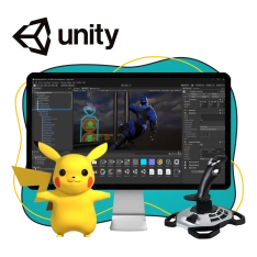 Мир игр на Unity 2D на популярном движке + AI-помощники - КИБЕРшкола программирования для детей, компьютерные курсы для школьников, начинающих и подростков - KIBERone г. Ревда