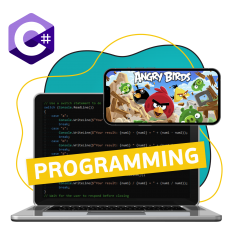 Программирование на C#. Удивительный мир 2D-игр - КИБЕРшкола программирования для детей, компьютерные курсы для школьников, начинающих и подростков - KIBERone г. Ревда