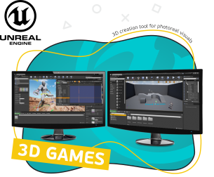 Unreal Engine 4. Игровой движок - Школа программирования для детей, компьютерные курсы для школьников, начинающих и подростков - KIBERone г. Ревда