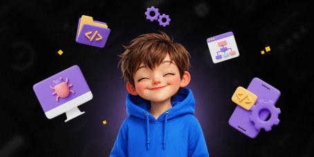 Идеальный сайт с нуля: код, дизайн и AI-помощник - КИБЕРшкола программирования для детей, компьютерные курсы для школьников, начинающих и подростков - KIBERone г. Ревда